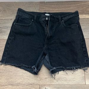 Old Navy Black Denim Shorts